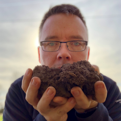 Steve Holloway with Mega Bacteria